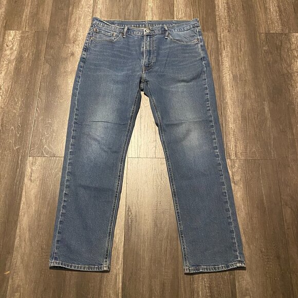 Levi's 541 Mens Athletic Fit Stretch Blue Jeans Labelled 38x32 - Picture 1 of 7